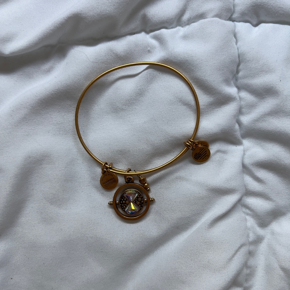 Alex and Ani Harry Potter Gold Charm Bracelet
